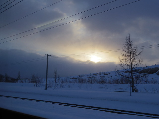 sunrise from the train 2