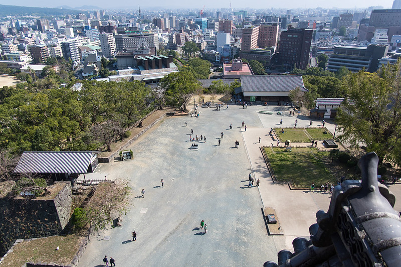 A view from Kumamoto Castle