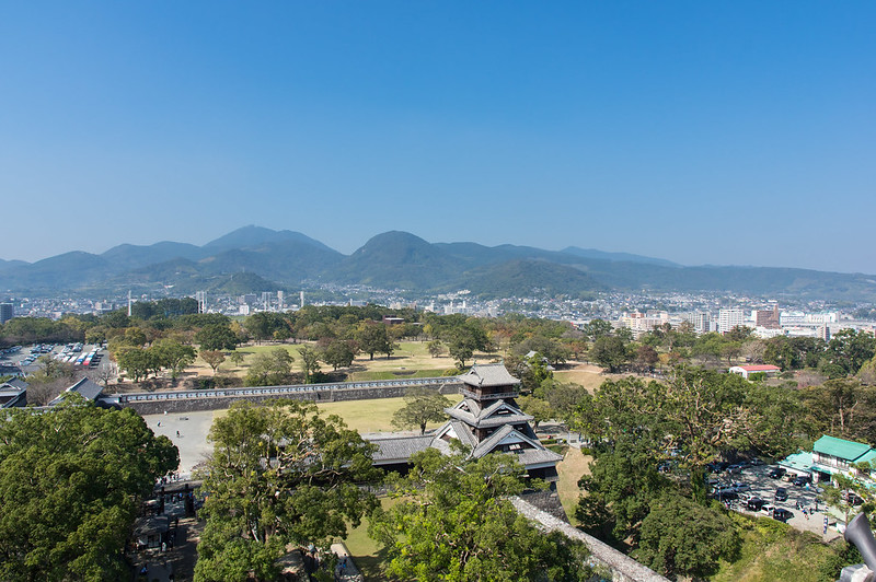 A view from Kumamoto Castle